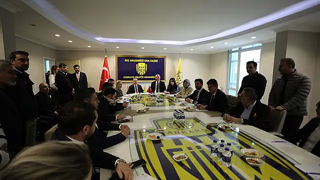 AK Parti milletvekillerinden MKE Ankaragücü'ne ziyaret

