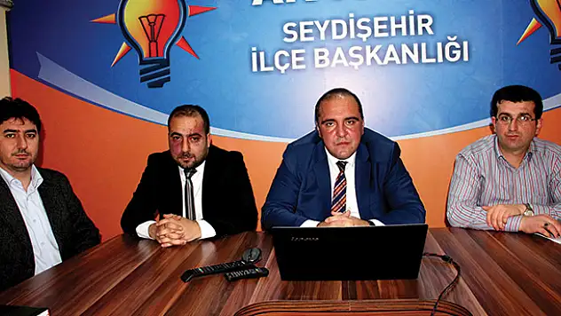 AK Parti Seydişehir İlçe Teşkilatı basınla buluştu