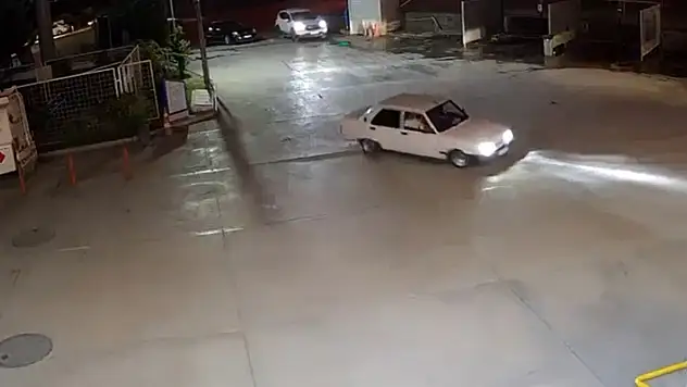 Akaryakıt istasyonunda Fiat Tofaş aracıyla drift attı, 58 bin TL cezayı yedi
