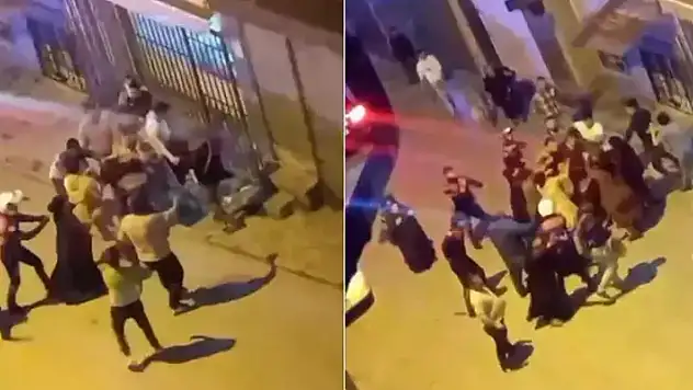 Akrabaların meydan kavgası! Ortalık karıştı, polis havaya ateş açtı
