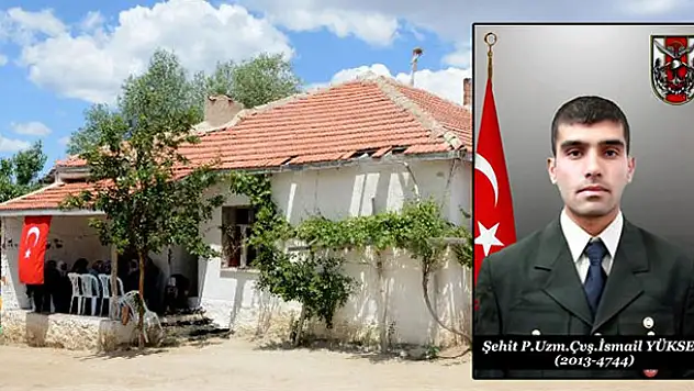 Aksaray'a şehit ateşi düştü