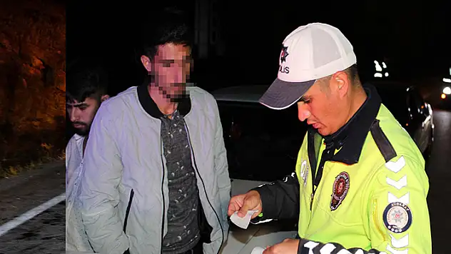 Aksaray'da 21 bin TL ceza kesilen alkollü ve ehliyetsiz sürücüden arkadaşlarına: Beraber içtik, cezayı da beraber öderiz
