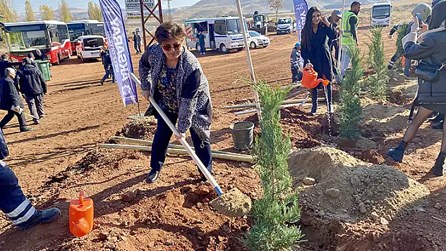 Aksaray'da 24 Kasım Öğretmenler Günü dolayısıyla fidan dikildi
