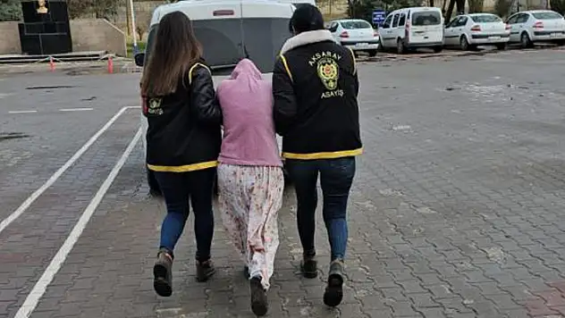 Aksaray'da 8 ayrı hırsızlıktan aranan kadın yakalandı

