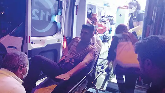 Aksaray'da alkollü sürücü önce bekçiyi ezdi, sonra polis memurunun ayağını kırdı