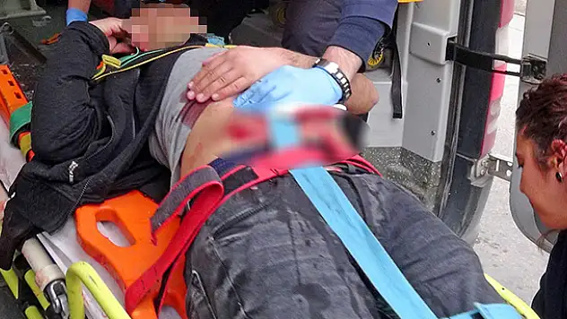 Aksaray'da bir kişiye 'O Biçimsin' dediler kendini bıçakladı