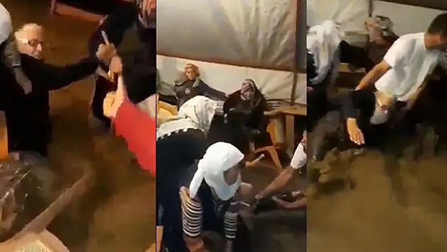 Aksaray'da düğün çadırında sel paniği