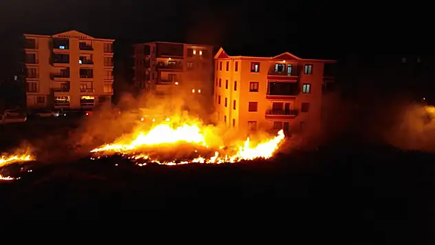 Aksaray'da düğün evinde havai fişek yangına neden oldu