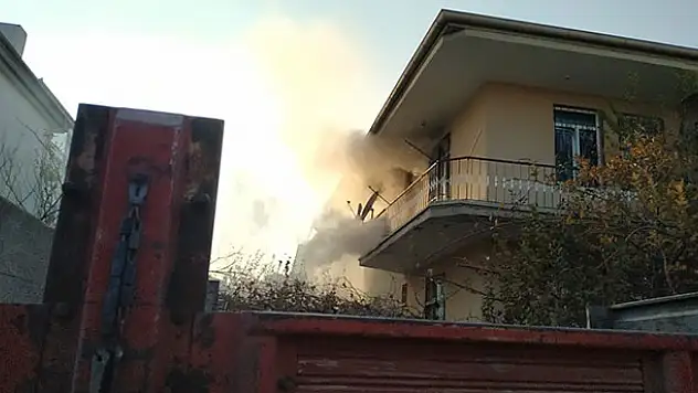 Aksaray'da ev yangını