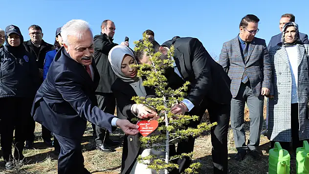 Aksaray'da 'Evlilik Hatıra Ormanı Projesi' başlatıldı
