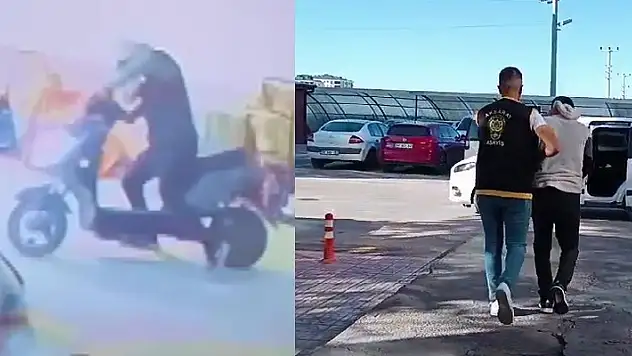 Aksaray'da güvenlik kamerasına yakalanan hırsızlık şüphelisi tutuklandı
