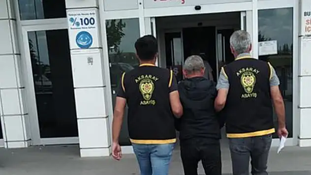 Aksaray'da hakkında 18 yıl hapis cezası bulunan şahıs yakalandı