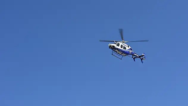 Aksaray'da helikopterli trafik denetiminde 22 sürücüye ceza kesildi