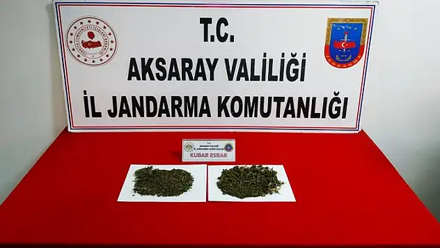 Aksaray'da jandarmadan uyuşturucu operasyonu
