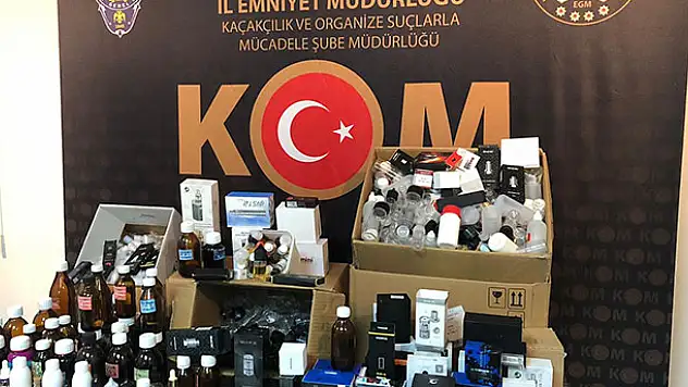 Aksaray'da kaçak elektronik sigara operasyonu