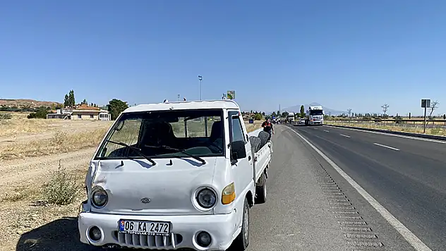 Aksaray'da kamyonetin çarptığı kişi hayatını kaybetti
