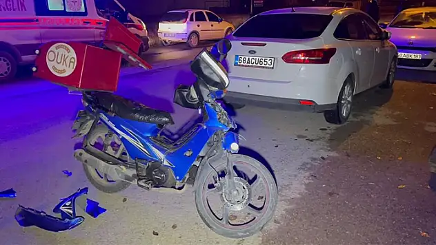 Aksaray'da motosiklet ile otomobil çarpıştı: 1 yaralı
