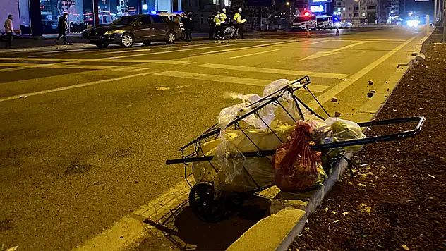 Aksaray'da pazar dönüşü otomobilin çarptığı yaya hayatını kaybetti 