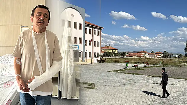 Aksaray'da sınıf öğretmeni okulun bahçesinde sopayla darbedildi
