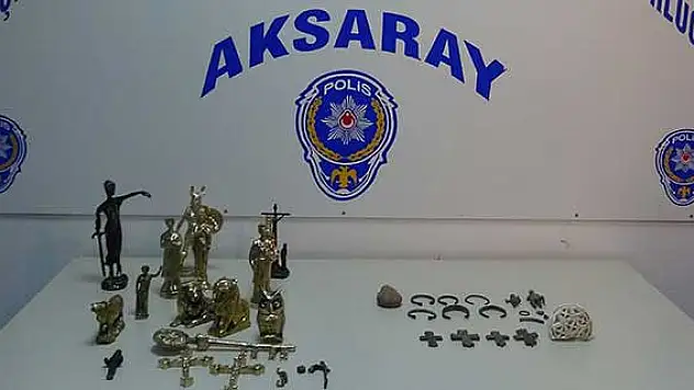 Aksaray'da tarihi eser operasyonu