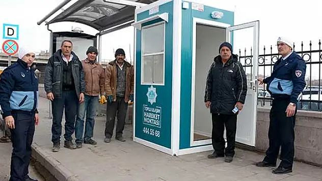 Aksaray'da toplu ulaşım hareket noktaları yenilendi