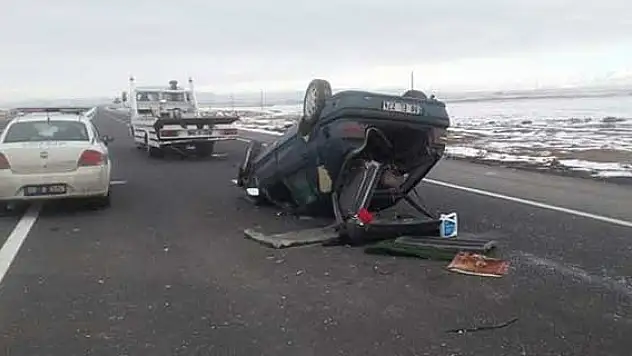 Aksaray'da trafik kazası: 1 ölü, 1 yaralı