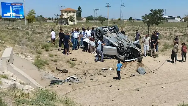 Aksaray'da trafik kazası: 2'si çocuk 3 yaralı
