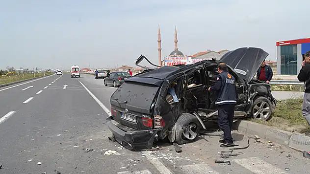 Aksaray'da trafik kazası: 2 yaralı