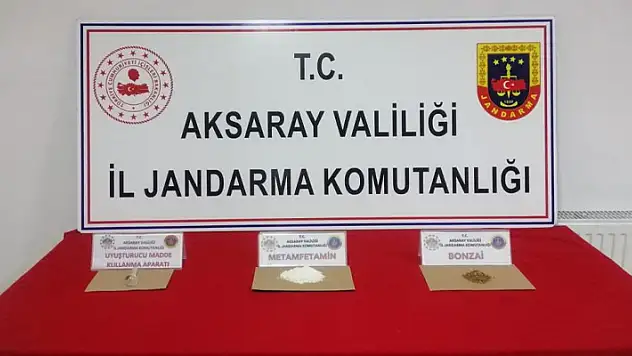 Aksaray'da uyuşturucu tacirine jandarma baskını
