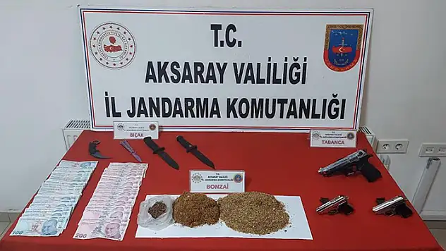 Aksaray'da uyuşturucu tacirine jandarma darbesi: 1 tutuklama
