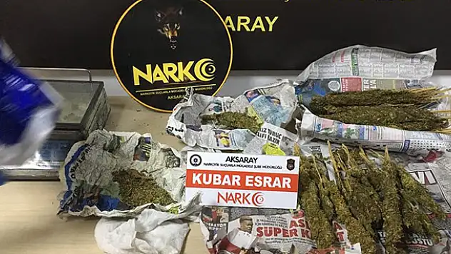 Aksaray'da uyuşturucu tacirleri tutuklandı