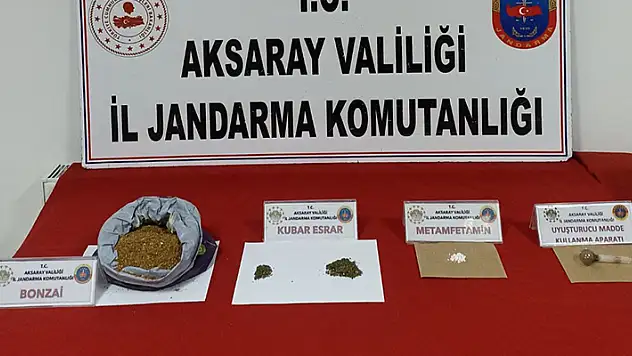 Aksaray'da uyuşturucu ticareti yapan şüpheli tutuklandı
