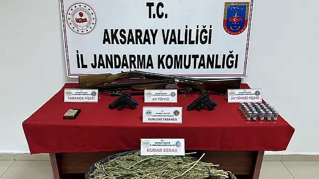 Aksaray'da uyuşturucu ticareti yapan şüpheli tutuklandı
