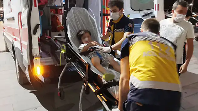 Aksaray'da yanlışlıkla tiner içen çocuk hastanelik oldu