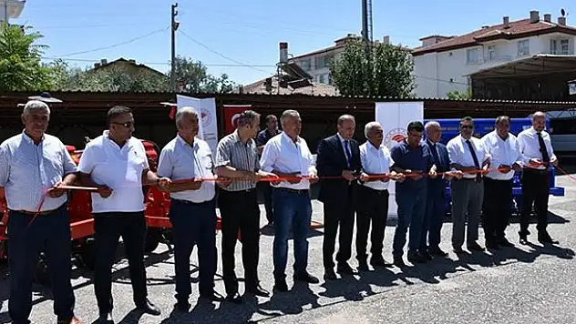 Aksaray'da Ziraat Odasına ekipman desteği