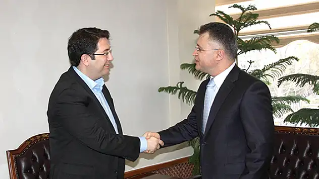 Aksaray İdare Mahkemesi Başkanı Yılmaz'dan Yazgı'ya ziyaret
