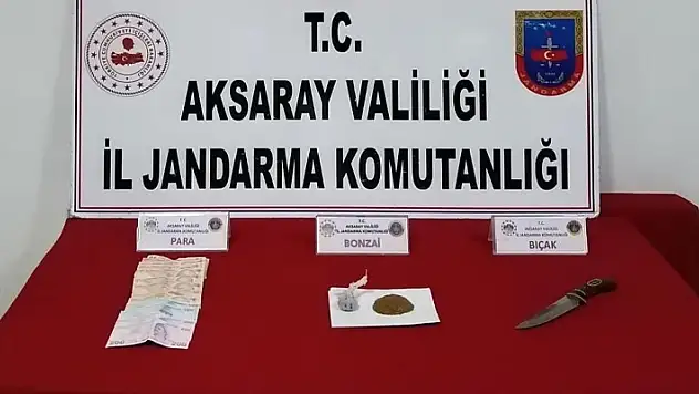 Aksaray jandarmadan uyuşturucu operasyonu: 1 tutuklama
