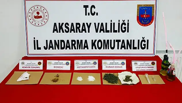 Aksaray jandarmadan uyuşturucu operasyonu: 5 gözaltı
