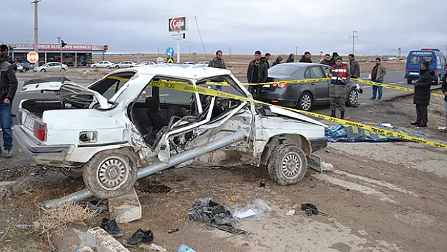 Aksaray-Konya yolunda kaza: 1 ölü, 5 yaralı