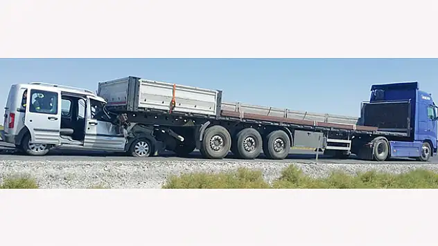 Aksaray-Konya yolunda kaza: 1 yaralı