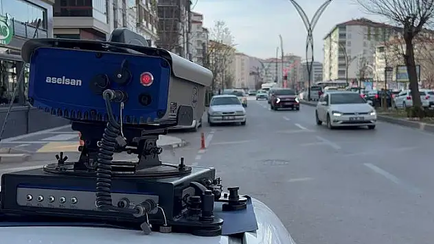 Aksaray şehir merkezinde araçlar MPTS ile denetleniyor
