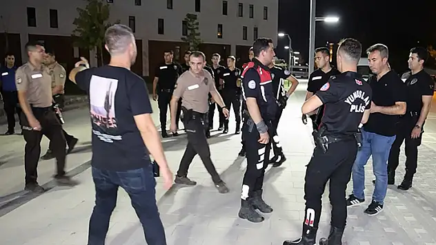Aksaray'da 116 polisle park ve bahçelerde şok uygulama