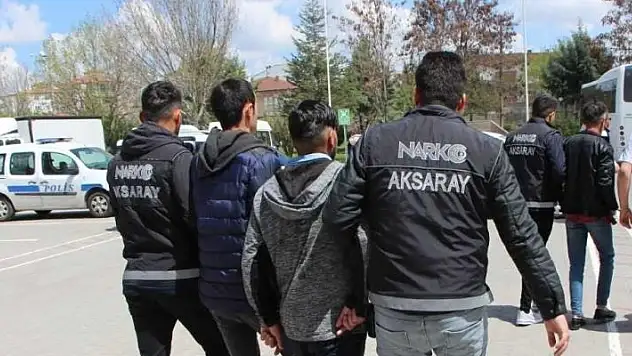 Aksaray'da 6 ayda 581 şüpheli tutuklandı
