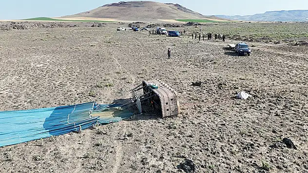 Aksaray'da balon kazası: 1 ölü, 12 yaralı