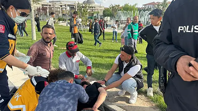 Aksaray'da bıçaklı kavga: 1 yaralı
