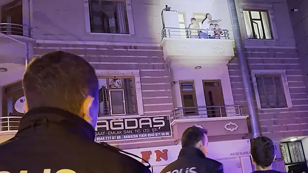 Aksaray'da eski eşini darbeden şahıs çocuklarını bıçakla rehin aldı