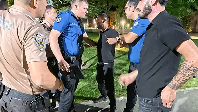 Aksaray'da polis ve bekçilerin alkollü şahıslarla imtihanı karakolda bitti