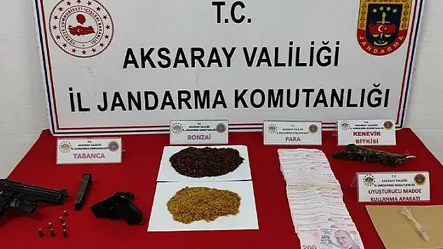 Aksaray'da uyuşturucu tacirlerine operasyon: 1 tutuklama

