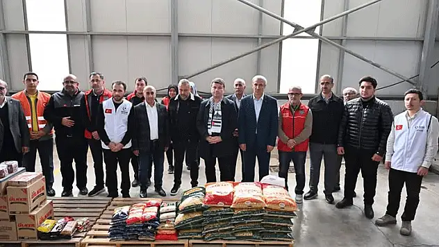 Aksaray'dan Gazze'ye yardım eli