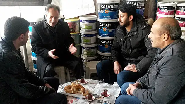 Akşehir Belediye Başkanı Akkaya'dan esnafa ziyaret